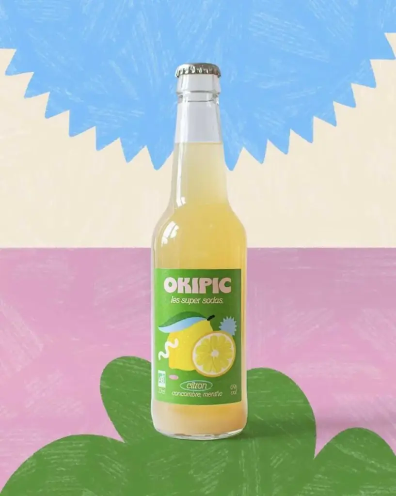 OKIPIC Citron Concombre Menthe 33cl