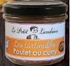 Tartinable de Poulet au Curry 100 gr 
